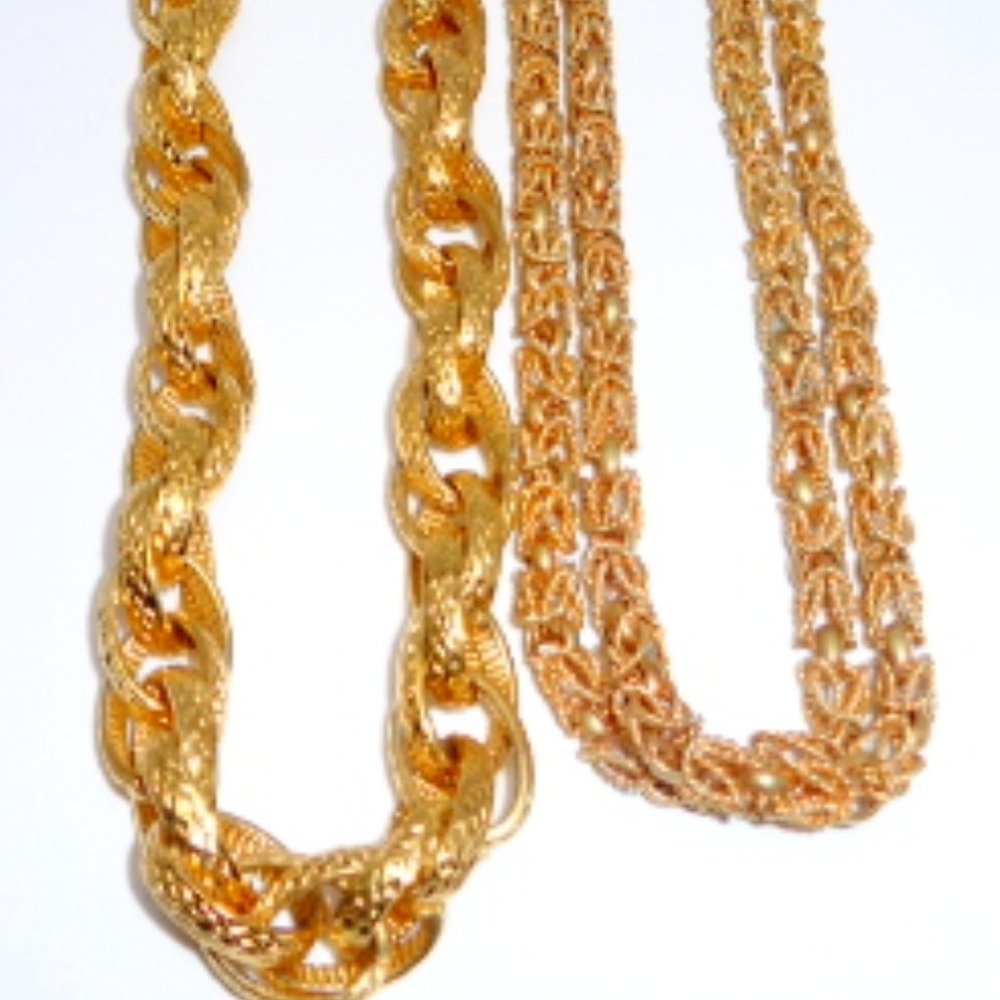 Two necklaces 26in and 42in